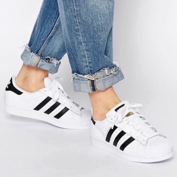 adidas Shoes Adidas Black White Stripe Sneakers Poshmark